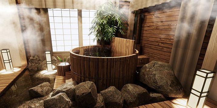 Japanese Furo Bath (Japon Furo Banyosu)