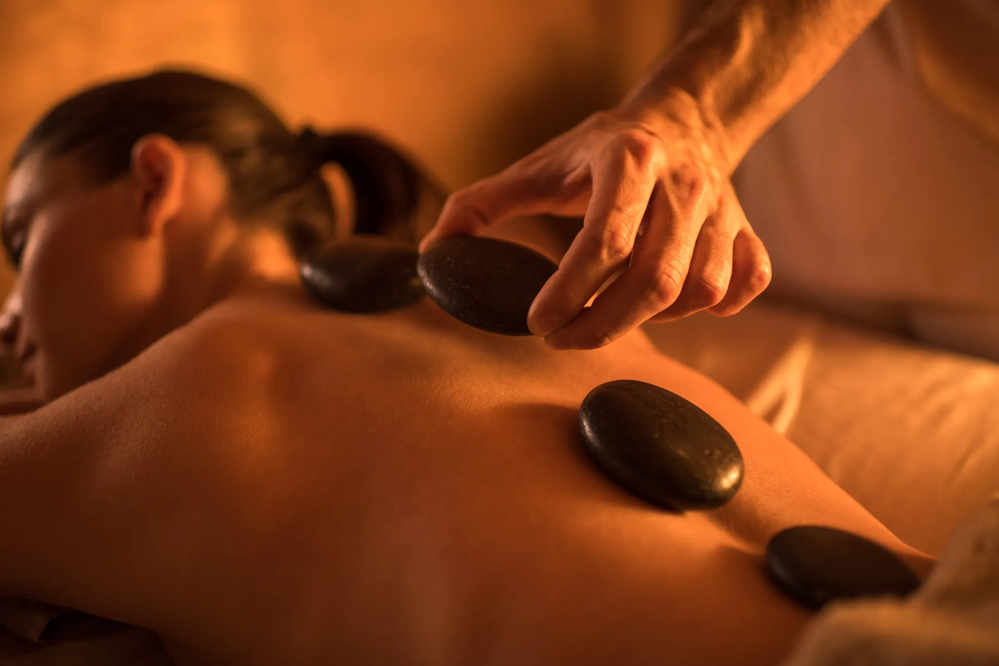 stone massage